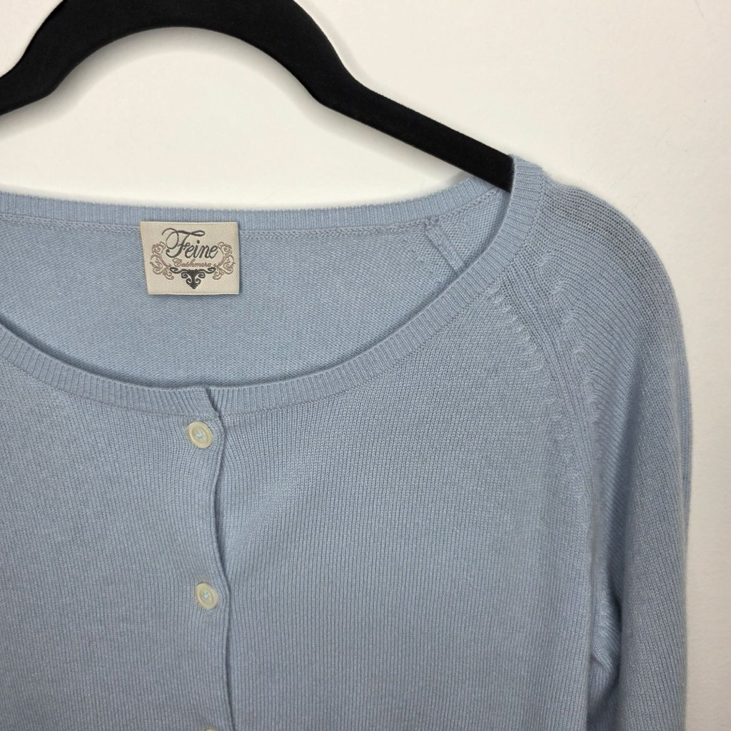 Feine Cashmere Cardigan Womens Medium — image 3 of 8